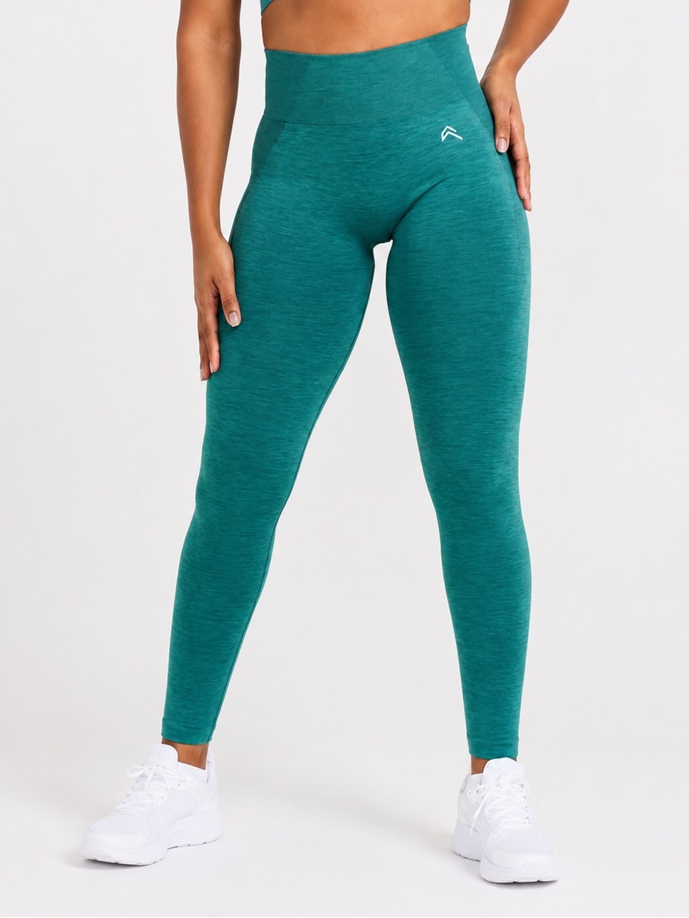 Oner Active Green Seamless High Waisted Gym Leggings Size S Sculpting 27”